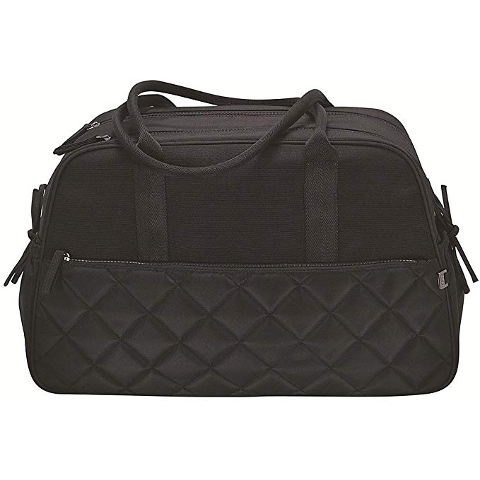 Quilted Carry All Bag in Black