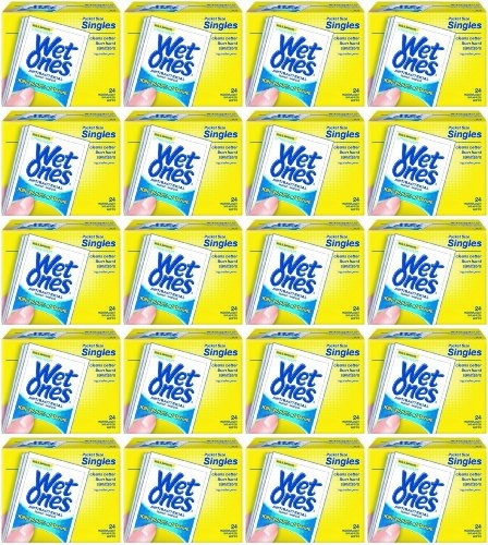 Wet Ones Antibacterial Wipes Citrus Scent Singles 480ct (20 x 24ct)