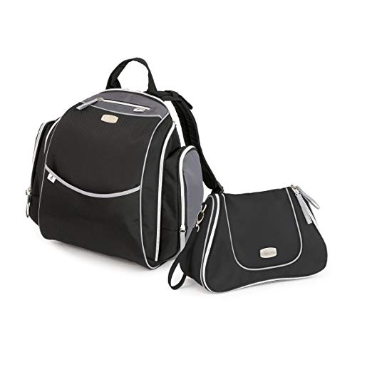 Chicco Urban Backpack and Dash Bag, Black