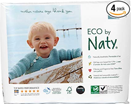 Nature Babycare Eco Pull On Pants, Size 4 (22count)