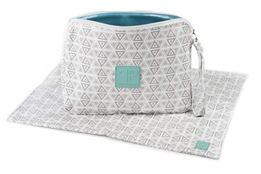 Posh Play - Luxury Diaper Clutch and Changing Pad Set - Aztec