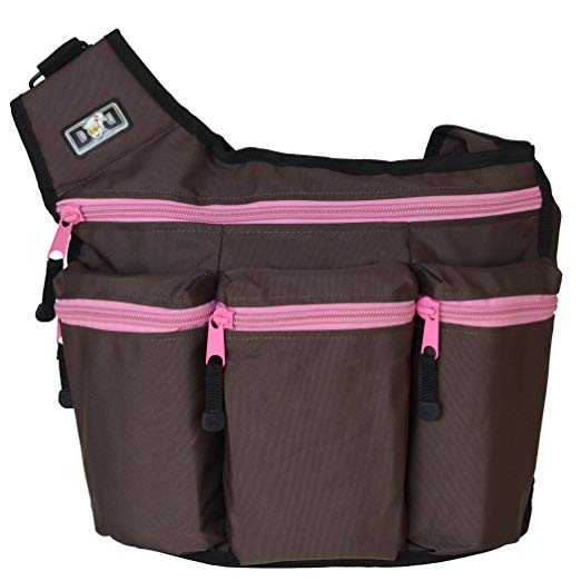 Diaper Dude Bag, Brown Pink