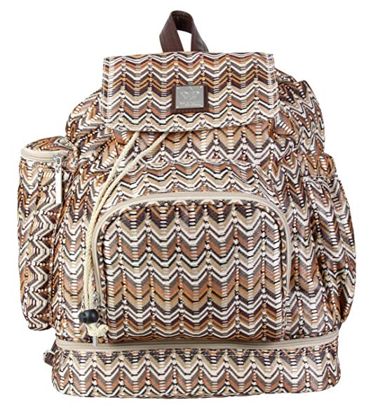 Kalencom Diaper Backpack, Ripples Harvest