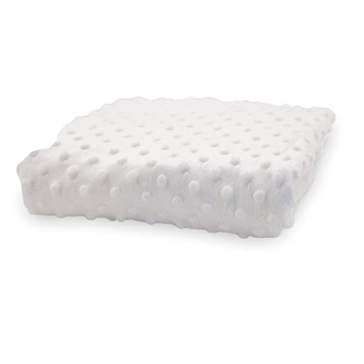 Rumble Tuff Minky Dot Changing Pad Cover, White,Standard