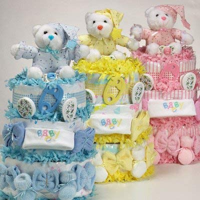 Extra Sweet Baby Diaper Cake (Lemon)