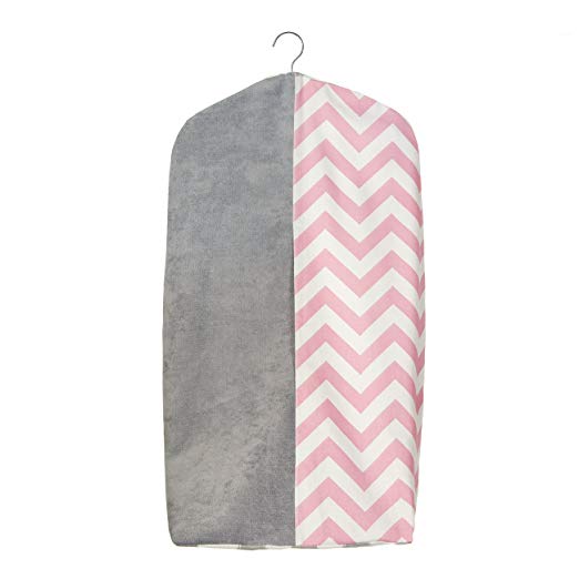 Sweet Potato Swizzle Diaper Stacker, Pink/Grey/White