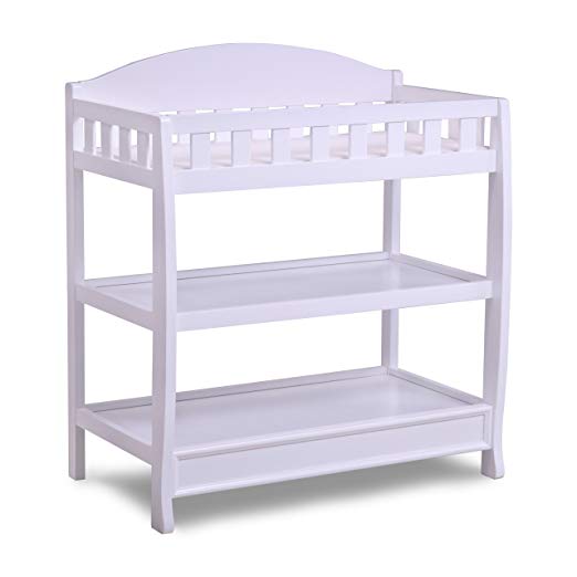 Delta Children Infant Changing Table with Pad, White