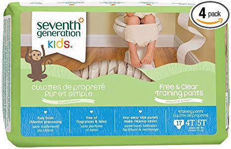 Seventh Generation 7 Gen Training Pnt 4T-5T 17.00 CT(Pack of 4)