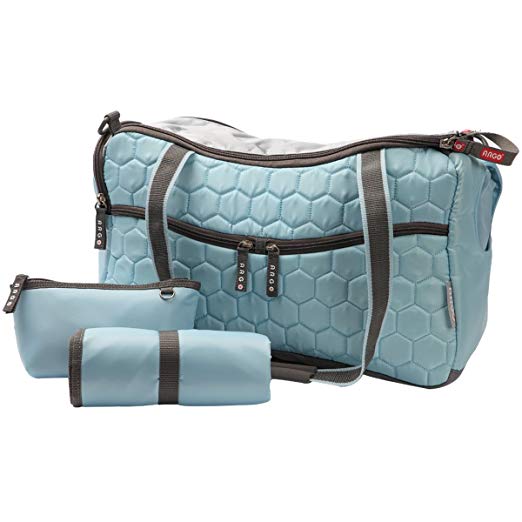 Teafco Argo Momster Diaper Bag, Medium, Maldives Blue