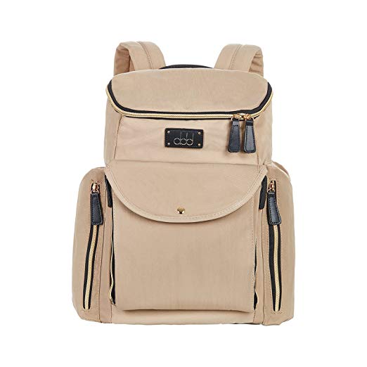 ABLD Diaper Backpack Baby Care Bag : Designer womens cute tote for toddlers girls boys men newborn kids Stylish insulated organizer perfect for travel with a built in changing pad