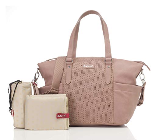 Babymel Anya Diaper Shoulder Bag, Dusty Pink, One size