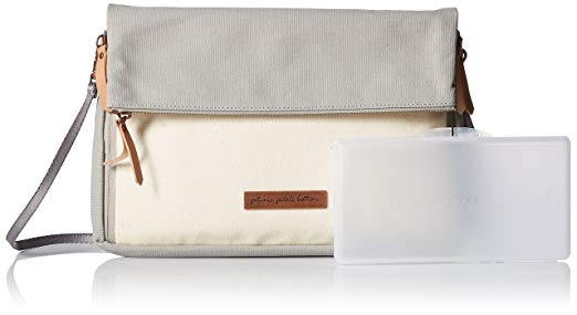 Petunia Pickle Bottom Crossover Clutch, Birch/Stone