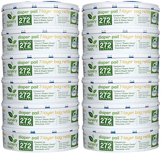 Munchkin Nursery Fresh Refill for Diaper Genie - 272 ct - 12 pk