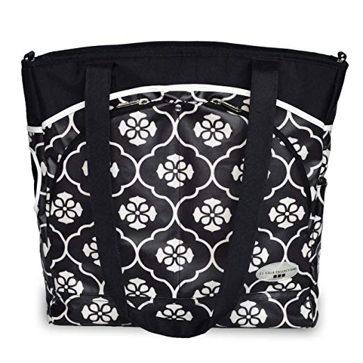 JJ Cole Mode Diaper Bag, Black Floret (Discontinued by Manufacturer)