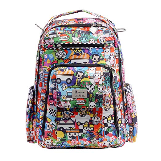 Ju-Ju-Be Tokidoki Collection Be Right Back Backpack Diaper Bag, Sushi Cars