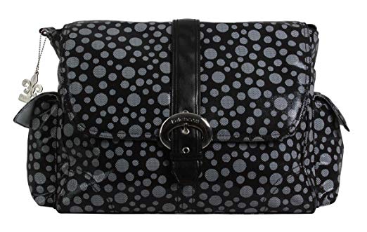 Kalencom Buckle Bag, Bubbles Black