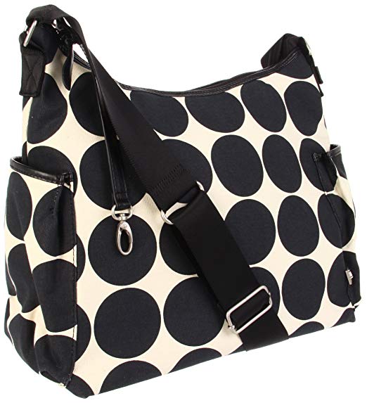 OiOi Hobo Diaper Bag - Ebony Desert Dot